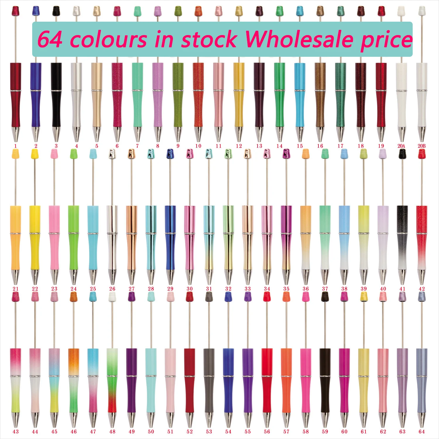 

100pc Beaded Ballpoint Pens for Wedding Birthday Party Favors for Guest Pen Gift Souvenir Baby Shower Party Gift Christmas Decor