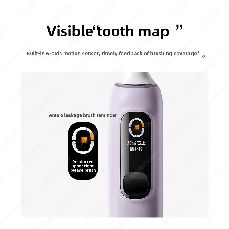 MIJIA Sonic Electric Toothbrush Pro Smart Tooth Surface Recognition Digital Display Teeth Whitening Oral Care