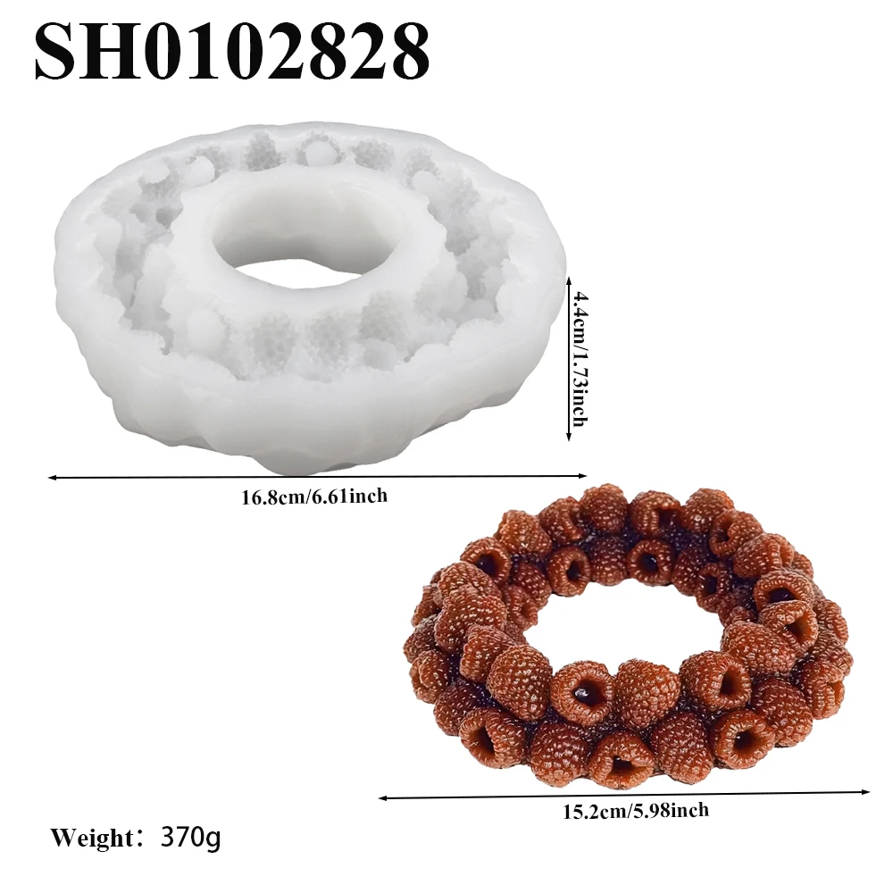 Raspberry Circle or Raspberry Heart Cake Mold French Dessert Silicone Cake Molds Pastry Decoration Baking Tools Kitchen Bakeware view 5
