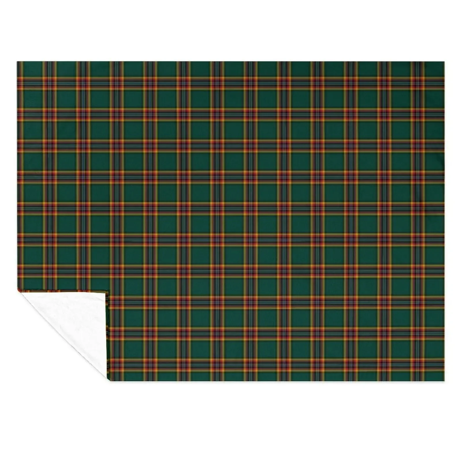 

Moran Tartan Forest Green Irish Plaid Throw Blanket Single blankets and throws Summer Beddings halloween Blankets