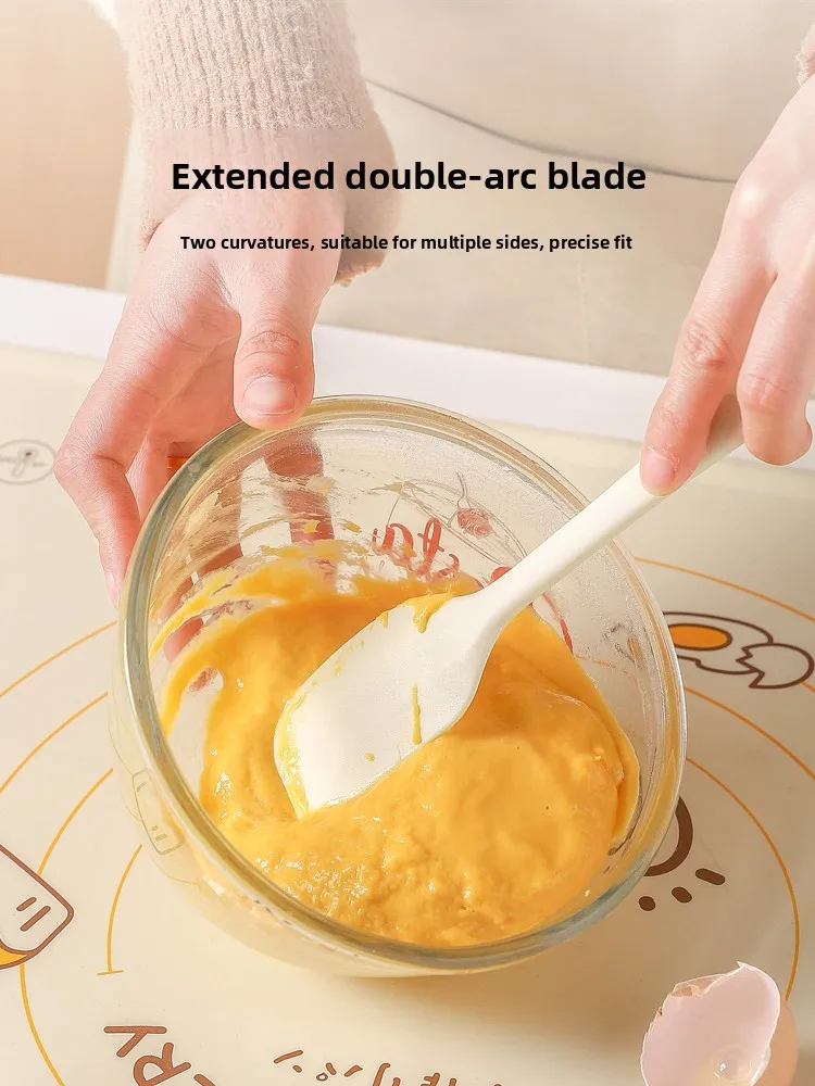 LMM silicone scraper food grade high temperature oil brush egg beater to make a full set of cakes