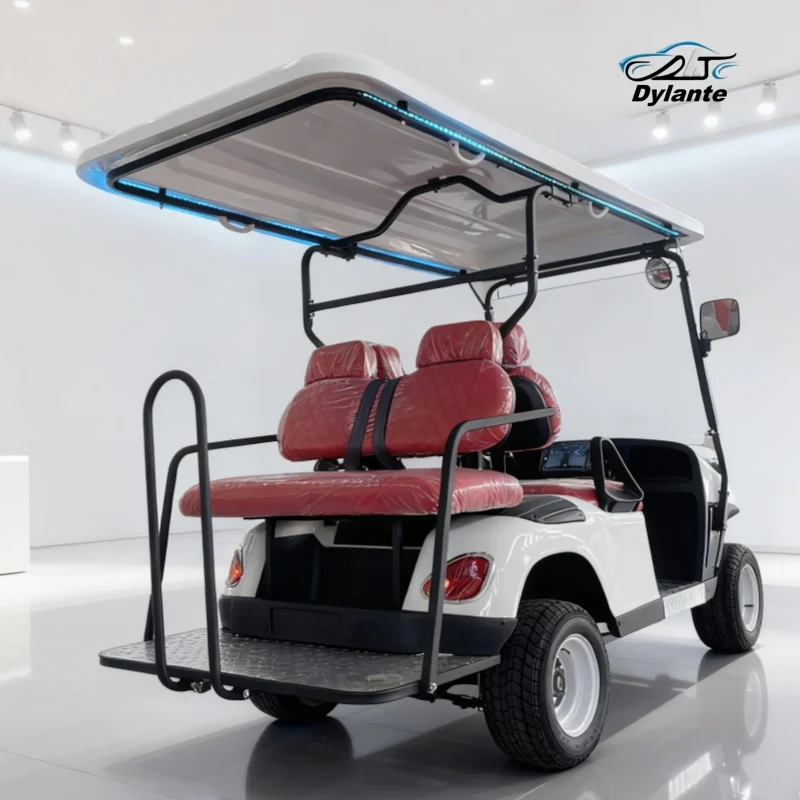 

2+2 4 Seater Cheap Electric Golf Cart New Design Short Waiting Time Factory Direct Fashion Golf Car For TranSporTing Tourists