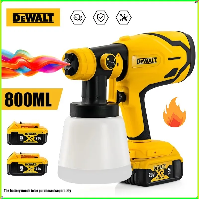 

Dewalt Airbrush Brushless Electric Spray Gun Lightweight Paint Sprayer Uniform Spray for Home Improvement And DIY Projects