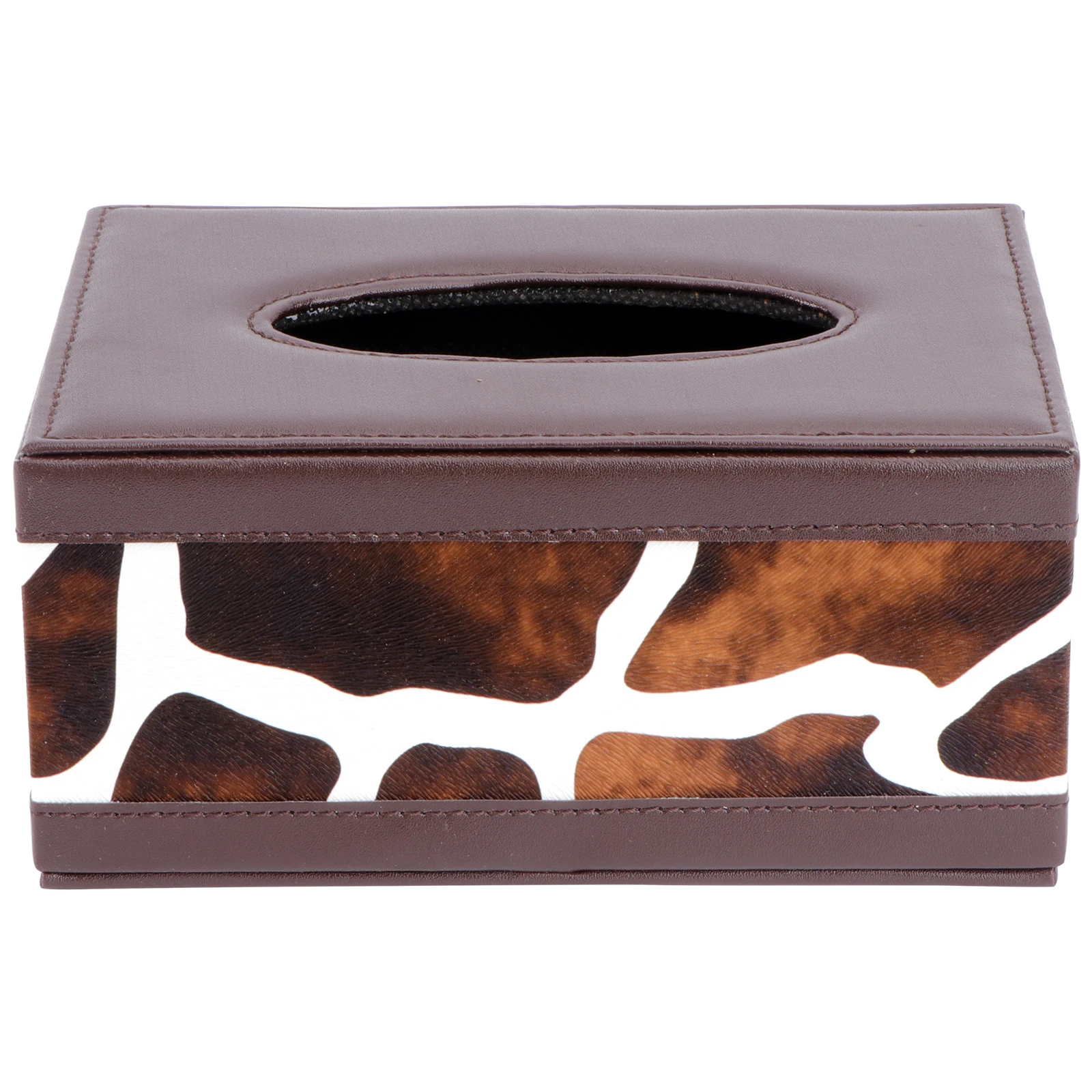 

Tissue Box Holder PU Household Practical Napkin Container Stylish Storage Waterproof High Quality Material Solid