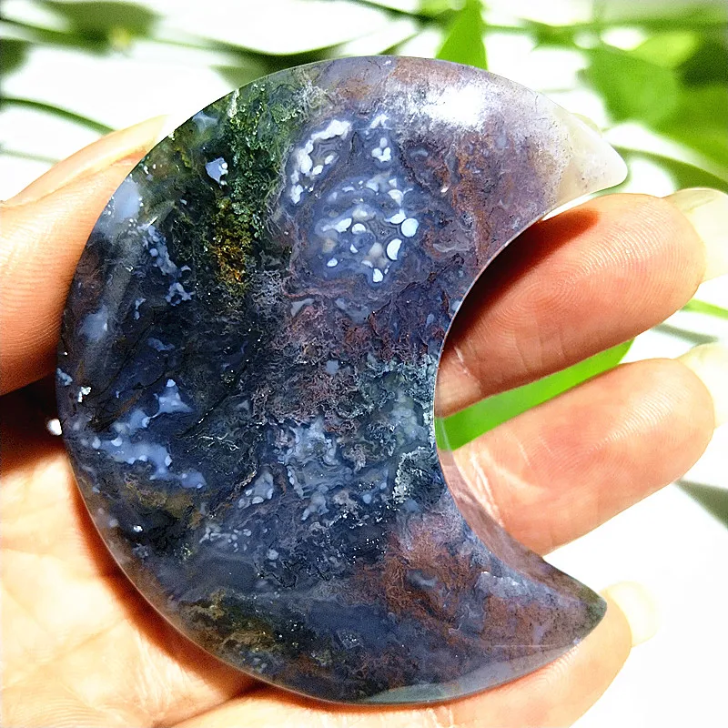 Natural Ocean Jasper Sea Gem Moon Sorcerer Exorcism Meditation Energy Cures Crystal Home Feng Shui Decoration