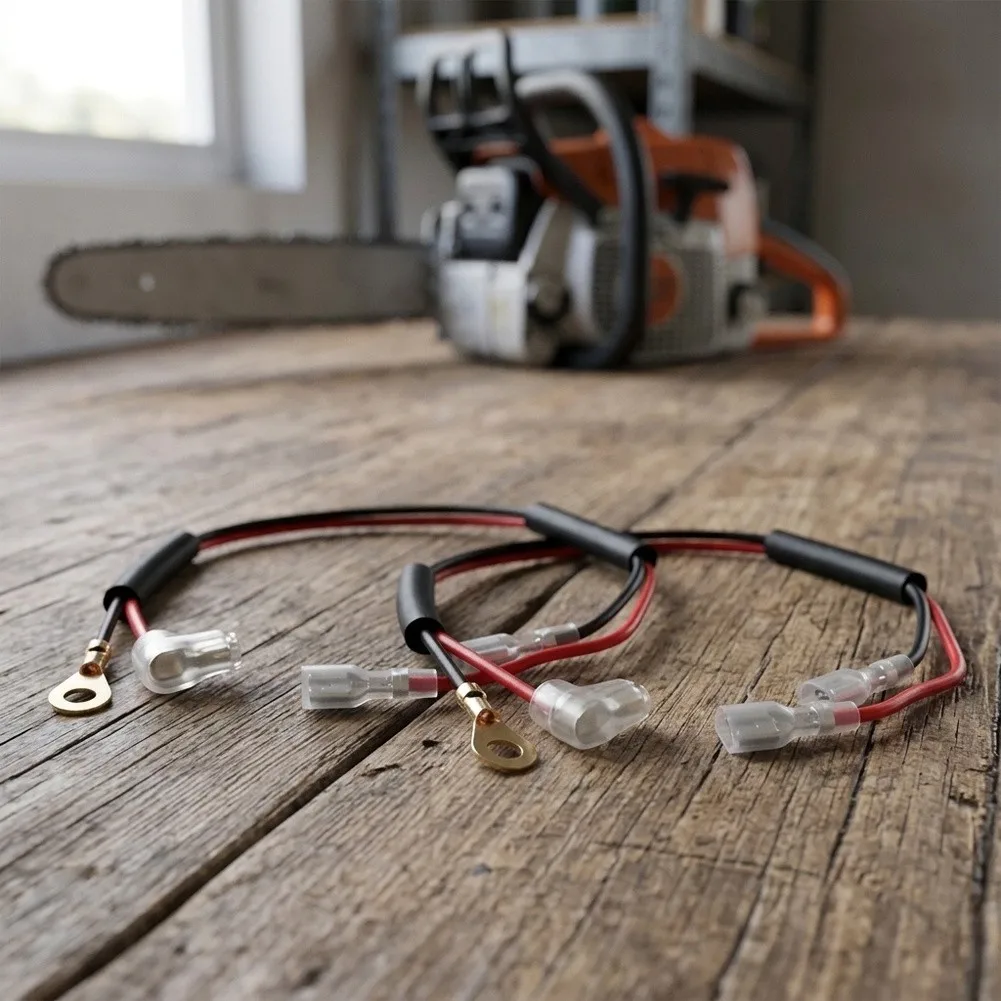 Ignition Wire 2 pcs for For 445 450 Compatible with 510101501 544082801 PVC Insulated Copper Conductor Yard Work
