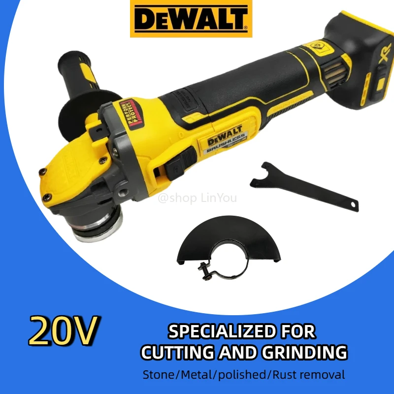ديوالت زاوية طاحونة DCG409 20 فولت اللاسلكي فرش أداة السلطة آلة قطع 125 مللي متر قابلة للشحن المحمولة الملمع #3