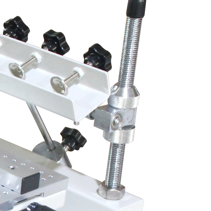 High Precision Screen Printing Table Manual Small Hand Solder Paste Printer for SMT Stencil Red Glue PCB view 3