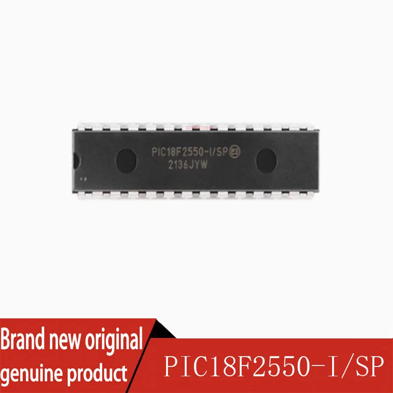 Brand new original PIC18F2550-I/SP PIC18F2550 PDIP-28 high-performance enhanced flash USB microcontroller