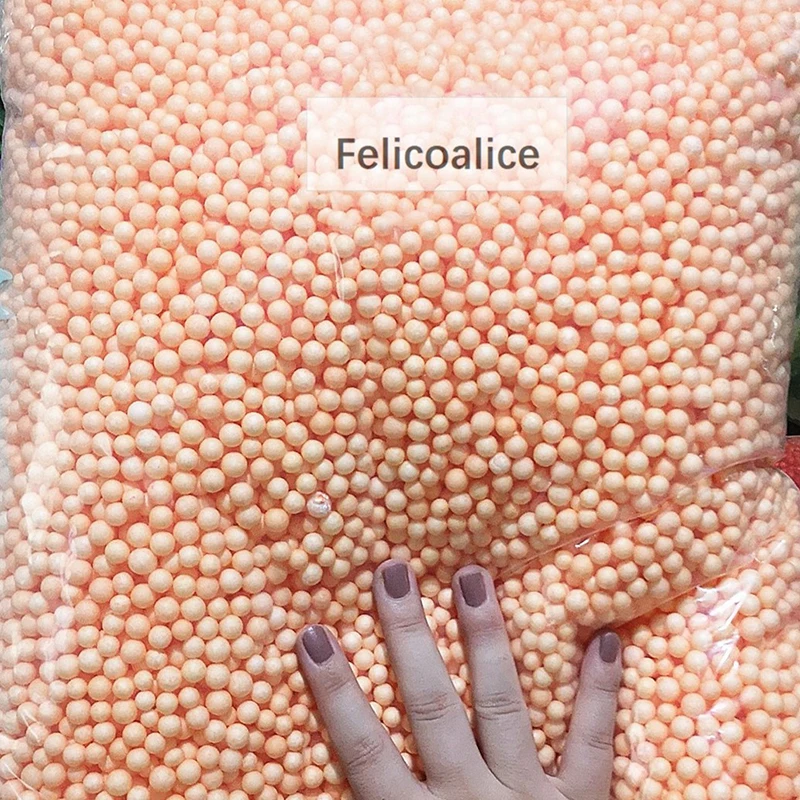 250 g/Beutel, 6–8 mm, runde Schaumstoffperlen für Schleim-Sofa-Füller und Flaschen-/Heimhandwerk, Geschenk, Dekoration, Füllung – Detail 6