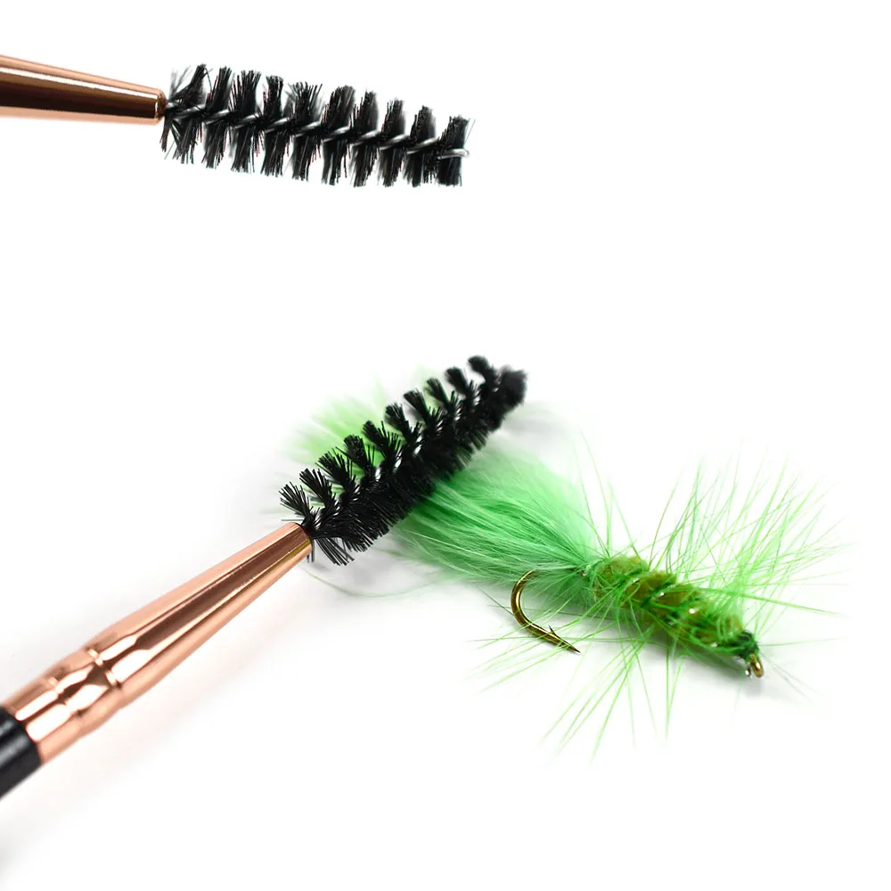 Kit Atado Moscas Pesca, Cepillo Pelos Plumas, Accesorios Peinar Alisar - imagen 4