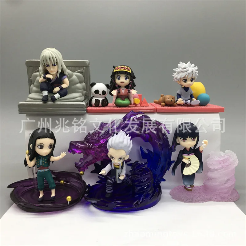 

Trendy Blind Box Anime Hunter X Hunter Desktop Storage Toy Figures Including Igors Esdeath And Yakuza Characters Collectibles
