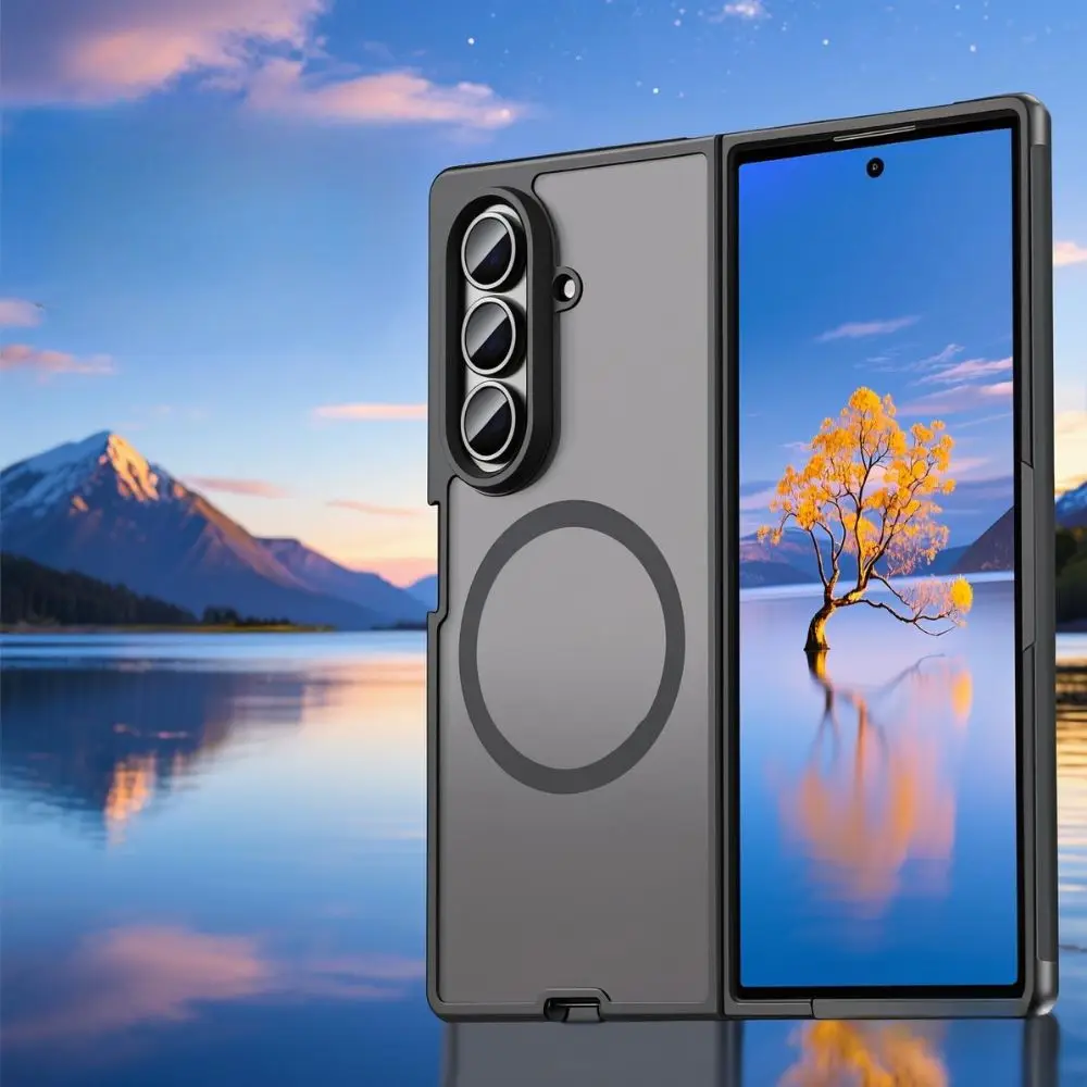 Magsafe-Hülle für Samsung Galaxy Z Fold 7, 5G, magnetische Rückseite, stoßfest, für Samsung Z Fold 7, PC + TPU