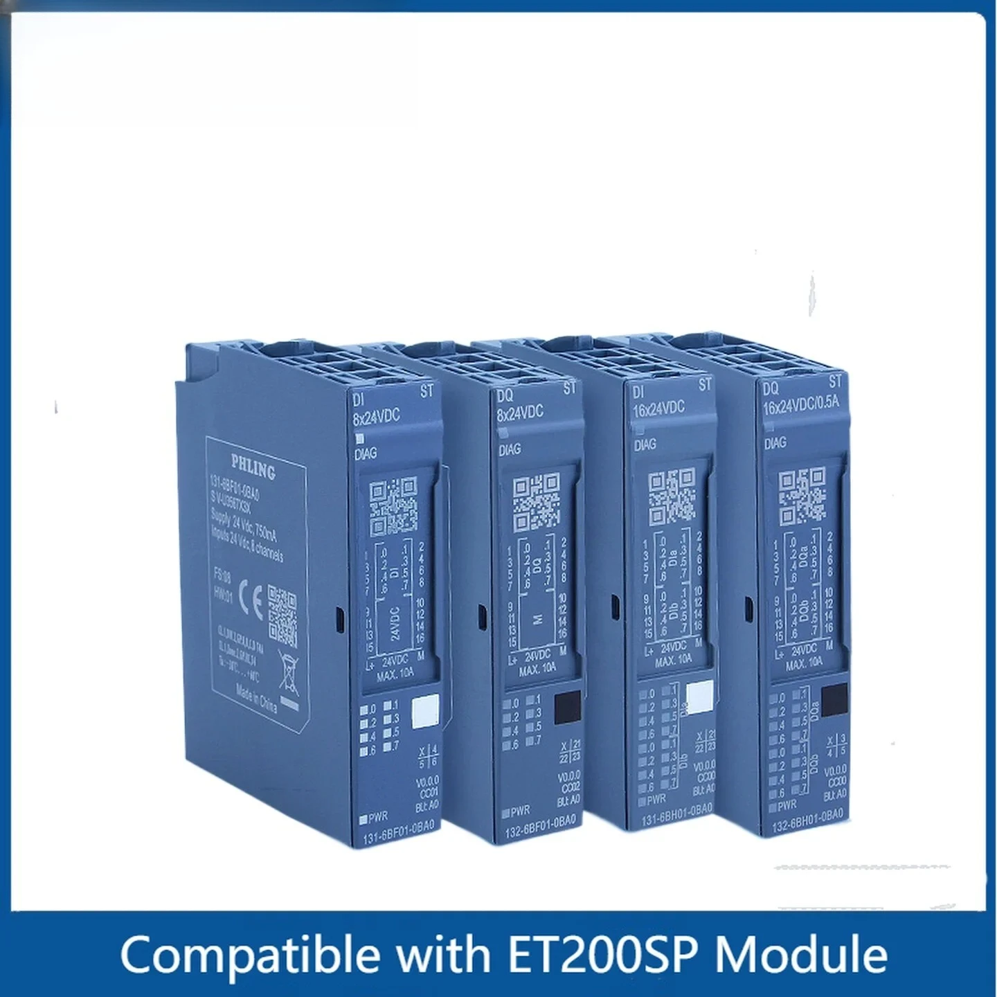 PLC IO Compatible with ET200SP Interface Module Digital Distributed 6ES7 131-6BH01 132-6BF01 Input Output Profinet Profibus