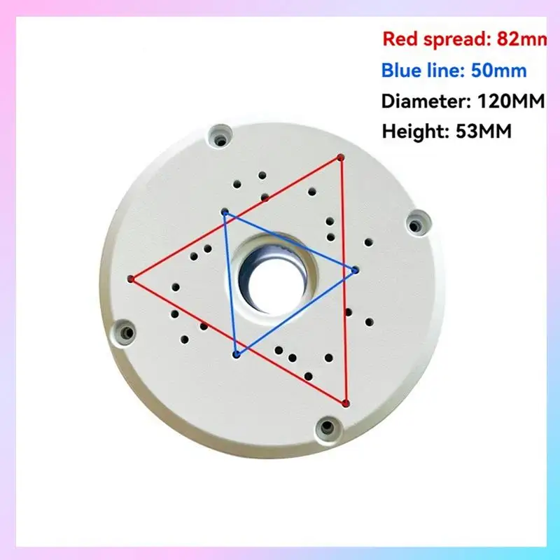 

AB25-Camera Junction Box Cable Deep Base For Dome/IP Camera Waterproof Mount Bracket Plastic Base Surveillance Dome Brackets
