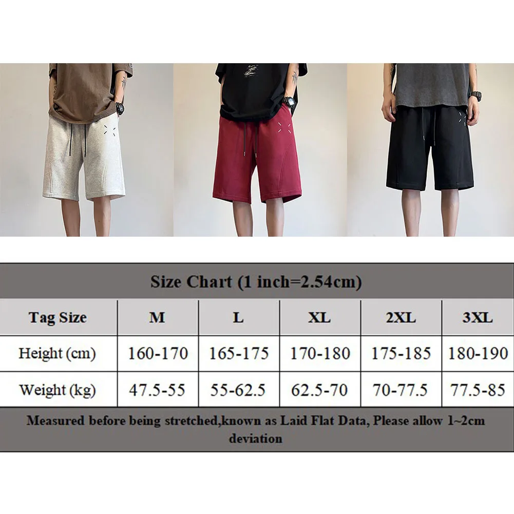 Comfy Fashion Hot Men's Shorts Short Solid Color Summer Vacation Waist Fit Holiday Male Regular Slight Stretch