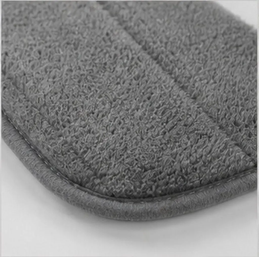 50x60cm Memory Foam Bathroom Floor Mat Soft Comfortable Non-Skid Backing Easy Wash No Color Fade U Shape Toilet Rug Closestool