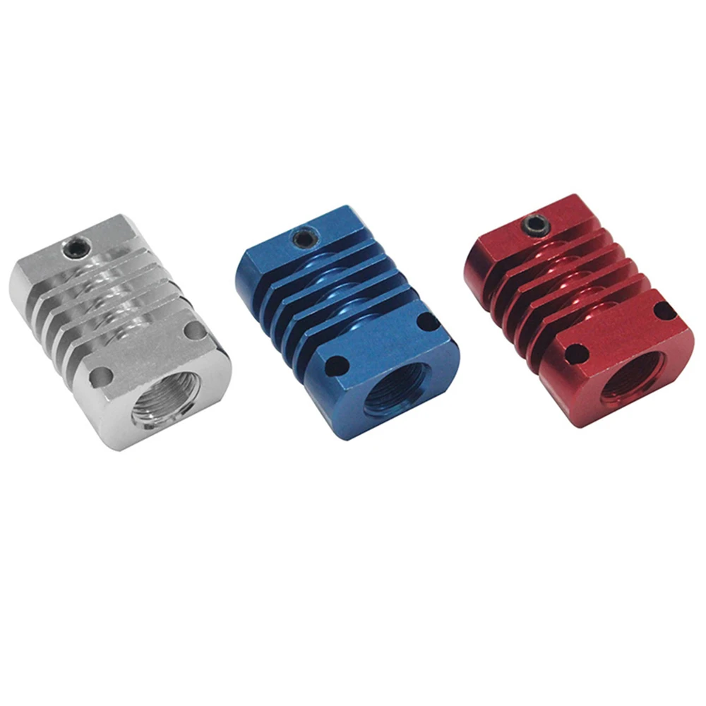 MK10 Aluminum Heat Sink Block Red Anodized Radiator Hot End Accessories for Ender 3 CR10 Series 3D Printer
