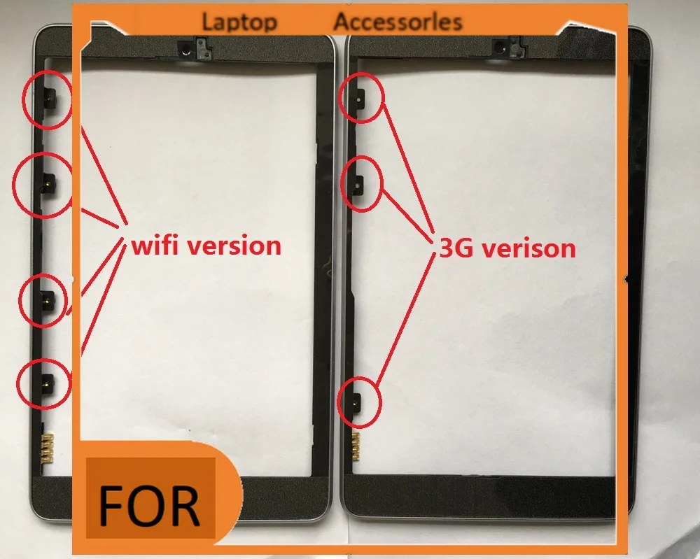 HJ very new Frame With glue For Asus Google Nexus 7 1st Generation 2012 ME370T Front Bezel Housing Replacement Parts wifi 3G ves