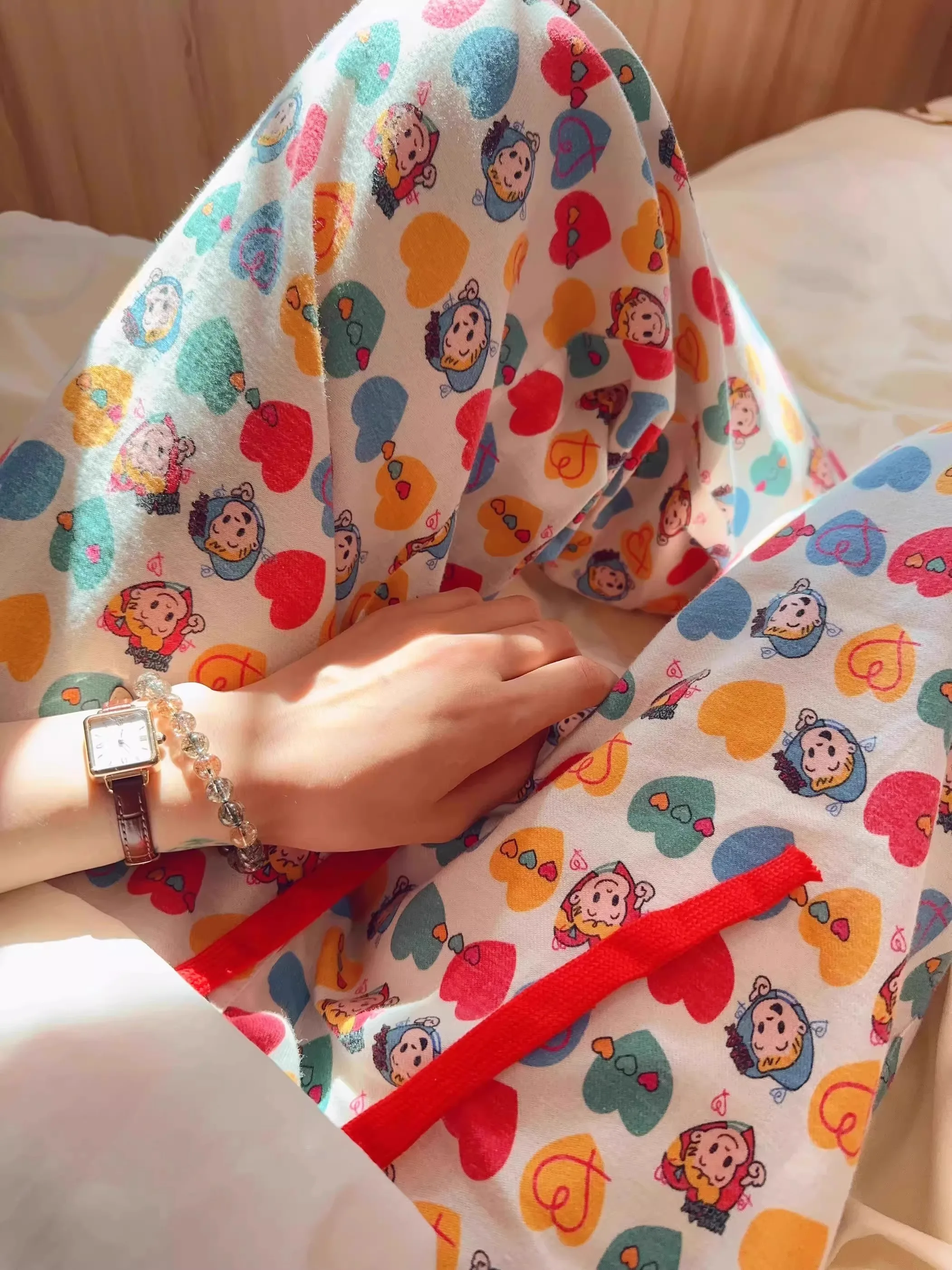 Grande taille confortable Sp pantalon femmes grand 300 Pou dessin animé imprimé maison vêtements ample pantalons longs Fem pantalons décontractés