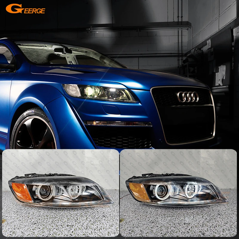 For Audi Q7 4L 2006 2007 2008 2009 Pre Facelift Excellent Ultra Bright CCFL Angel Eyes Kit Halo Rings Car Accessories