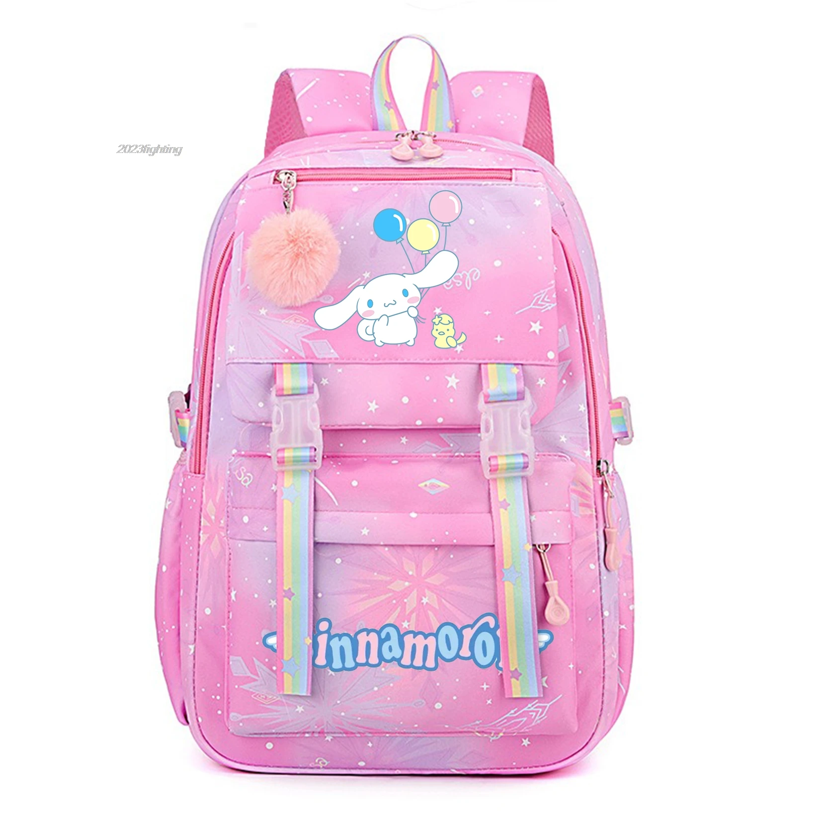 Cinnamoroll Student Teenager Children Knapsack Schoolbag Rucksack Mochila Women's Backpack Boys Girls Bookbag Bag