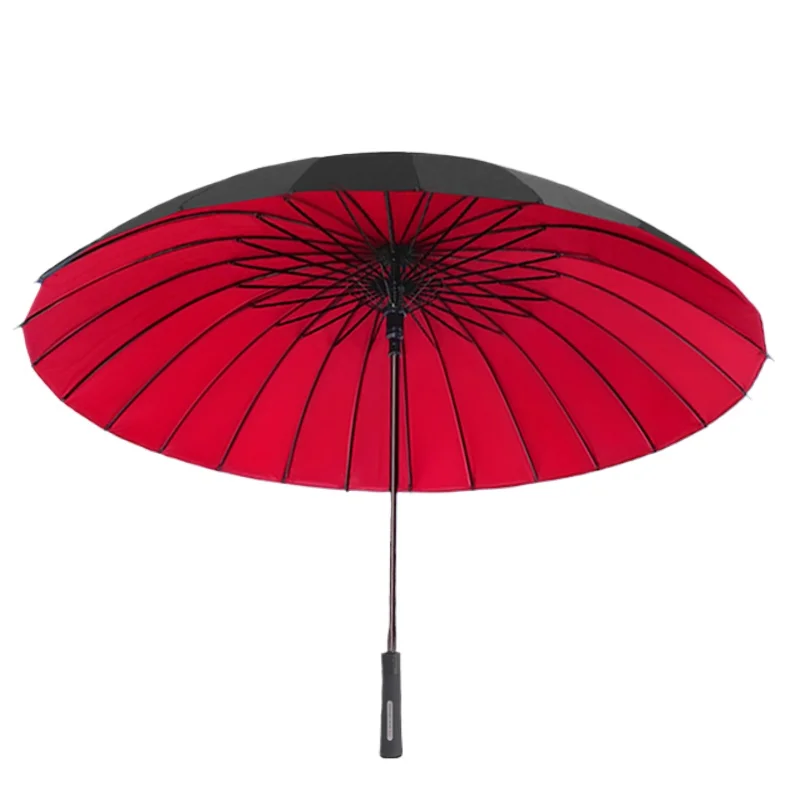 

Double-layer automatic umbrella, enlarged and thickened reinforcement, long handle against wind and rain, double person and
