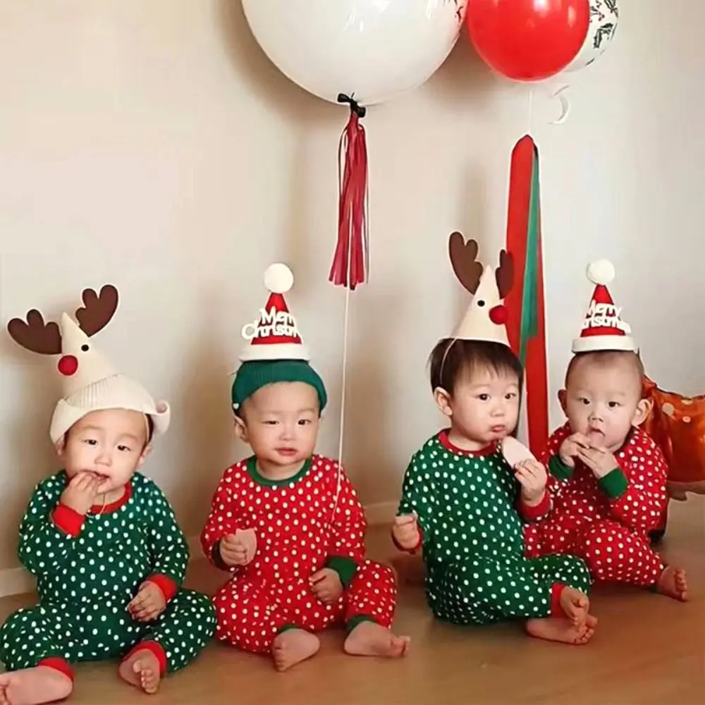 Santa Claus Christmas Hat Christmas Decorations 2024 Party Hat Festive Supplies Xmas Celebration Decoration for Families