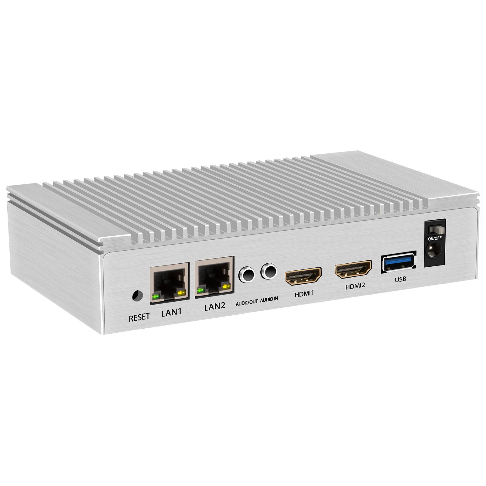 URayTech 4K 60fps IP-камера декодер с двойным выходом HDMI, декодер потоковой передачи видео для преобразования RTSP RTMP SRT ONVIF HLS UDP