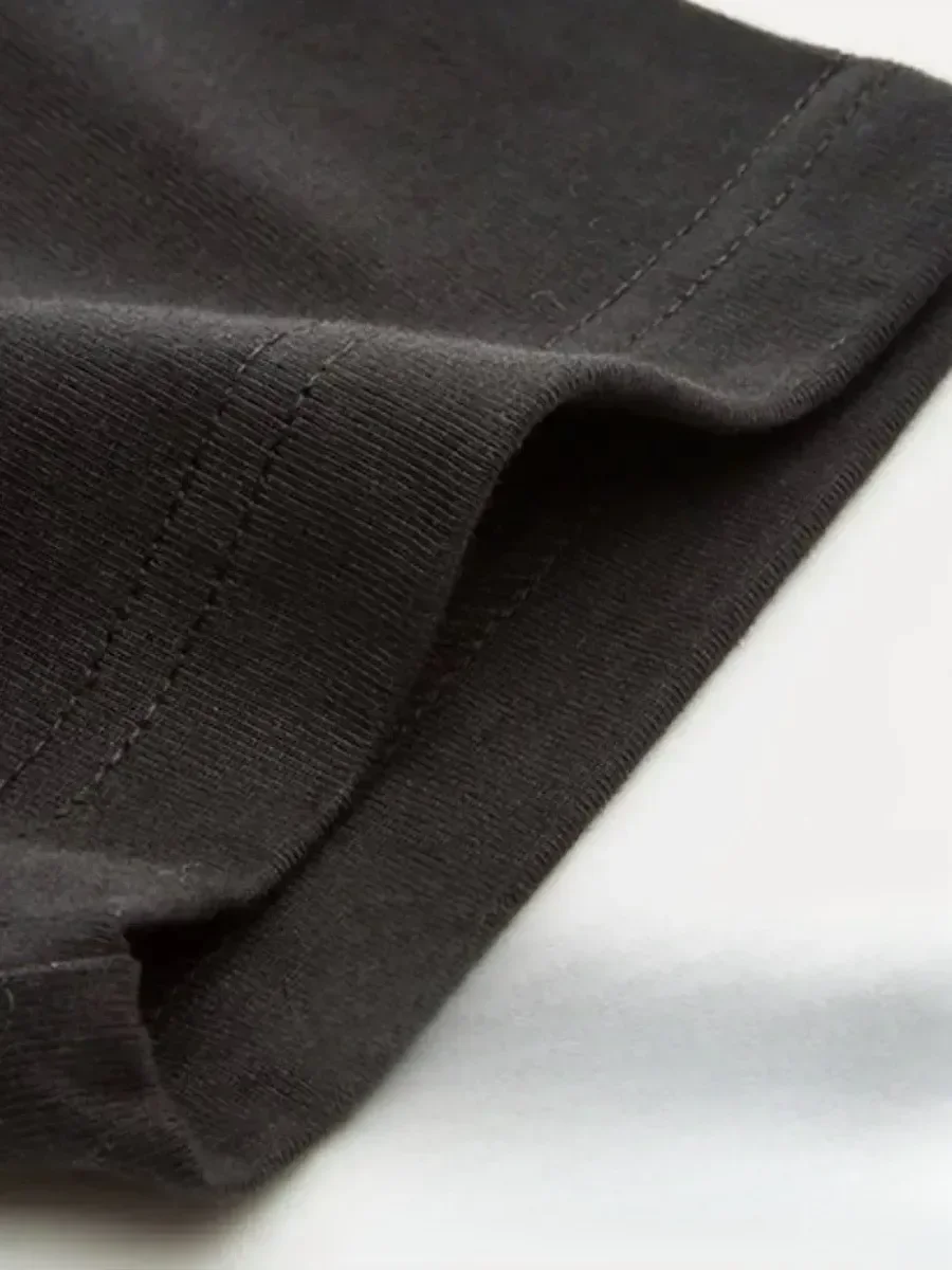 Harajuku Y2k Tops Graphic Round Neck Cotton High Street New Women Printed T-shirt Trendy Brand Loose Casual Couple American