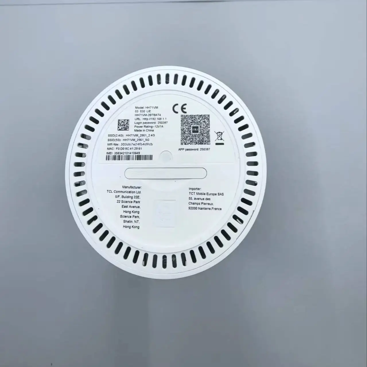 Alcatel HH71 Linkhub 4G LTE WiFi Router(Used98%new)