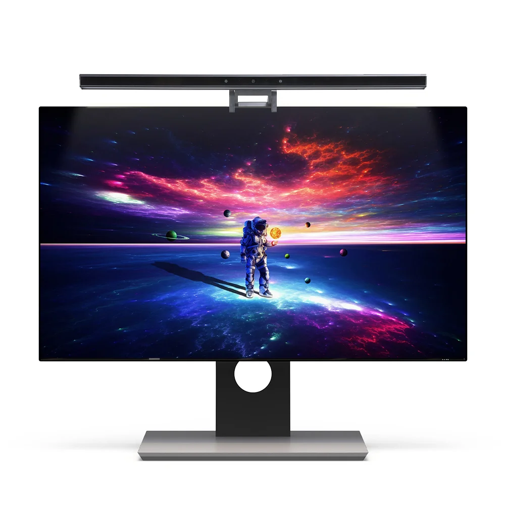 BlitzWolf BW-CML6 RGB شريط إضاءة لشاشة الألعاب مع جهاز تحكم عن بعد لاسلكي لاقط ديناميكي ستبليس يعتم للكمبيوتر