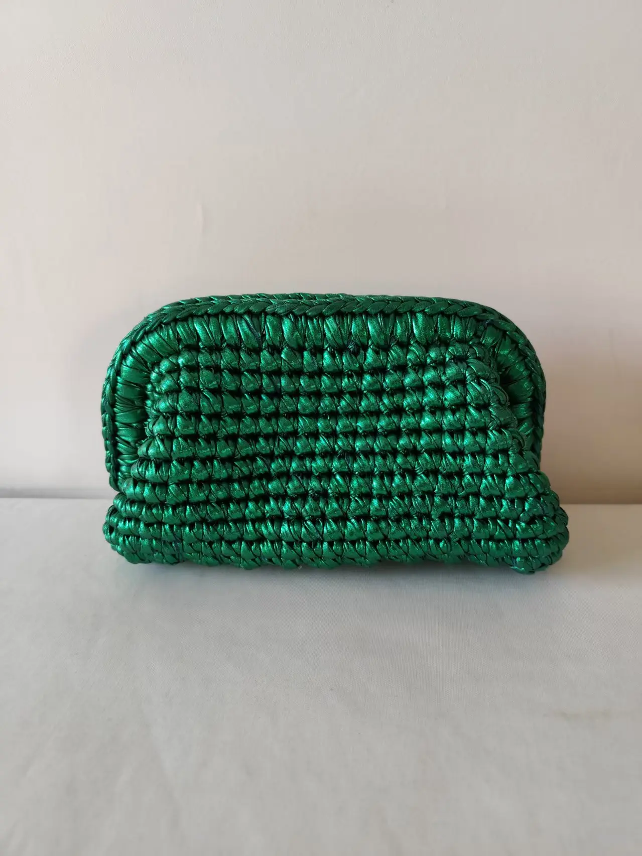 Yiwu Yingzi Handmade Luxury Clutch Bag, Elegant Evening Party Woven Clutch Purse