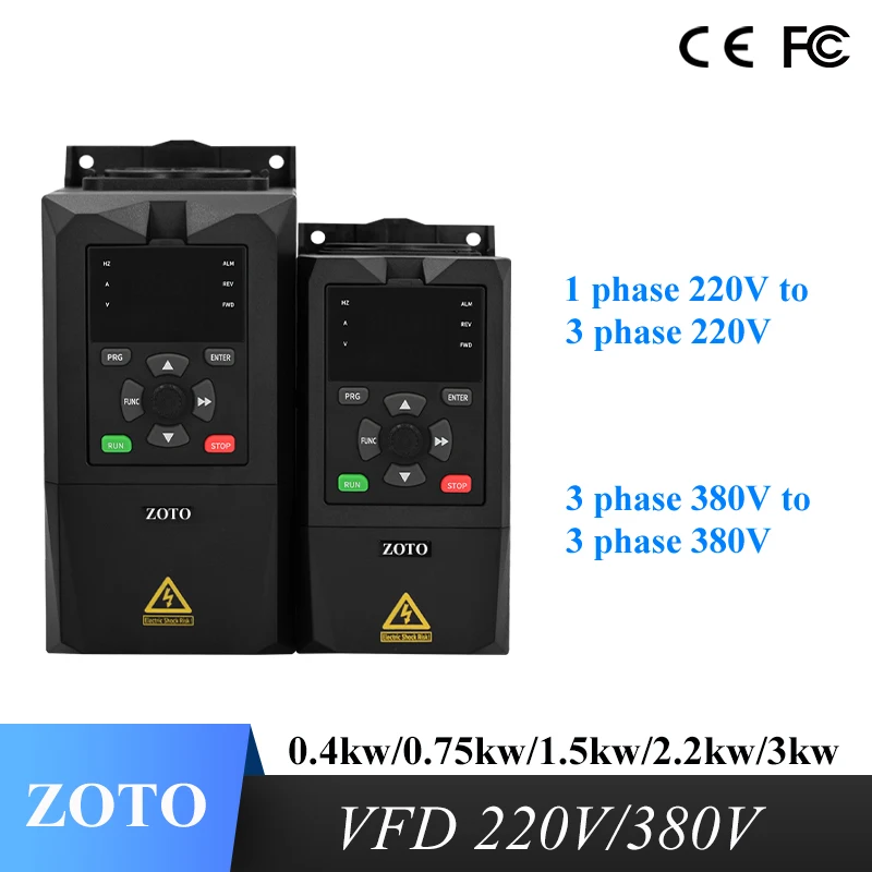 280VFD 220V 0.4KW-3… - image