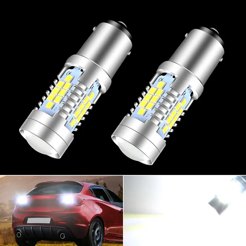 2pcs LED Reverse Light Blub P21W BA15S Canbus No Error Backup Lamp For Alfa Romeo 145 146 147 156 166 159 GTV Spider Brera Mito