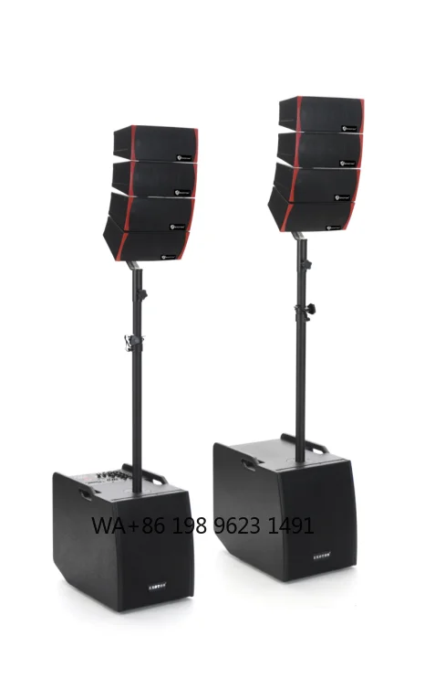 12 Inch Active Passive Line Array Speaker 400W RMS Professional Stage Audio for Live Performance Event