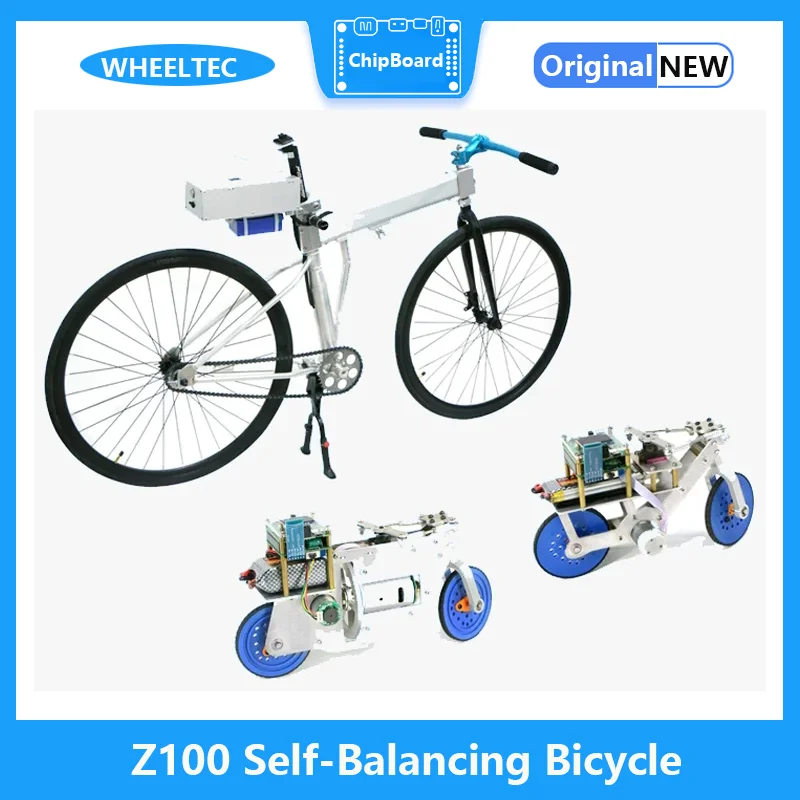 Z100 Self-Balancing Bicycle, Frame Desktop Metal CNC Processing DIY Open Source Automatic Driving Small Bicycle