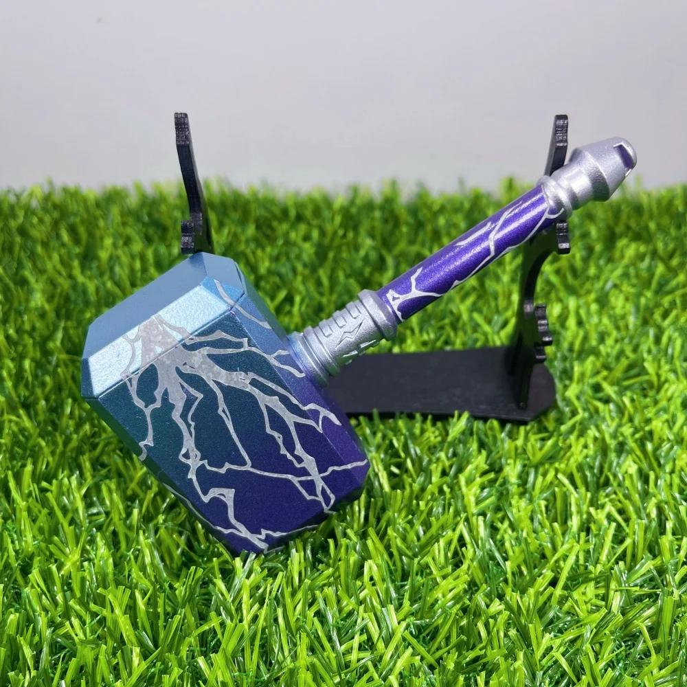 5inch Valorant Hammer Katana Anime Cosplay Prop Knife Real Size Japanese Katana Hammer Metal Sword Original Samurai Sabre Toy