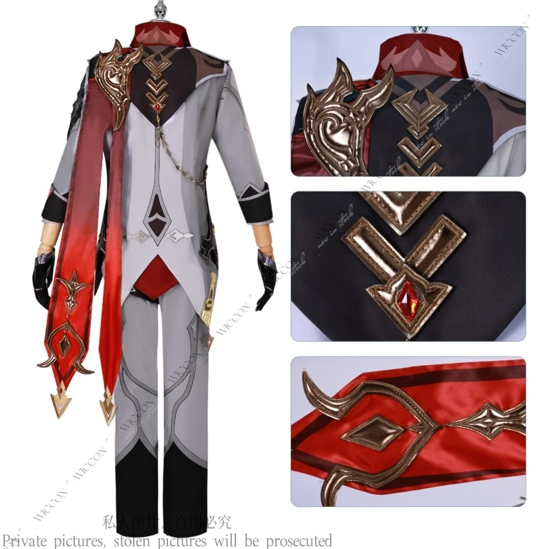 Tartaglia Genshin Impact Game Cosplay Shoes Wig Costume Ajax Childe Fatui Snezhnaya Foul Legacy Transformation Halloween Man