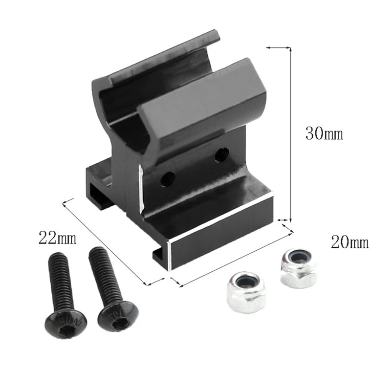 Telefoonhouder Clip Bracket Mount Ondersteuning 6532 Voor Traxxas TRX4/TRX6/E-Revo/RUSTLER/T/E-Maxx RC Auto Onderdelen Accessoires Zwart