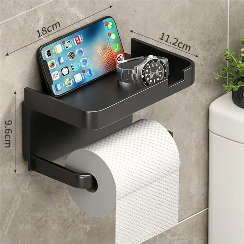 Porta fazzoletti ABCL Accessori da bagno a parete Porta cellulare Porta carta igienica Porta fazzoletti.