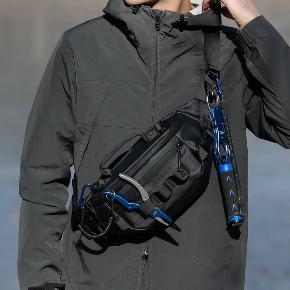 

Waterproof Fishing Tackle Bags Large Capacity Zipper Pocket Fishing Lure Bag Lure Fishing Chest Pack Fishing Waist Bag