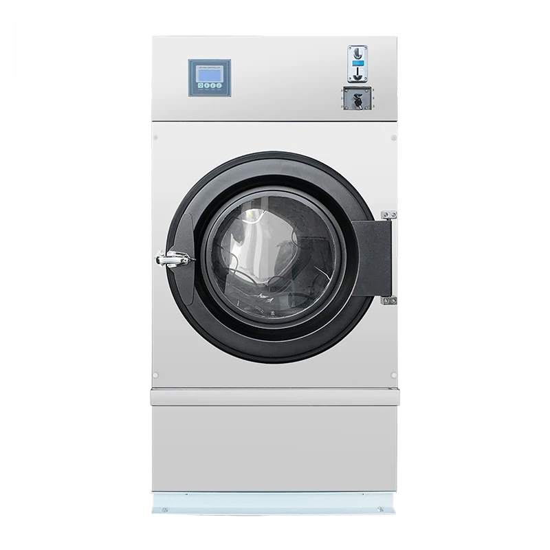 Factory Supply Commercial Hotel Laundromat Self Service Tumble Machine Laundry Coin Gas Dryer For Clthoes