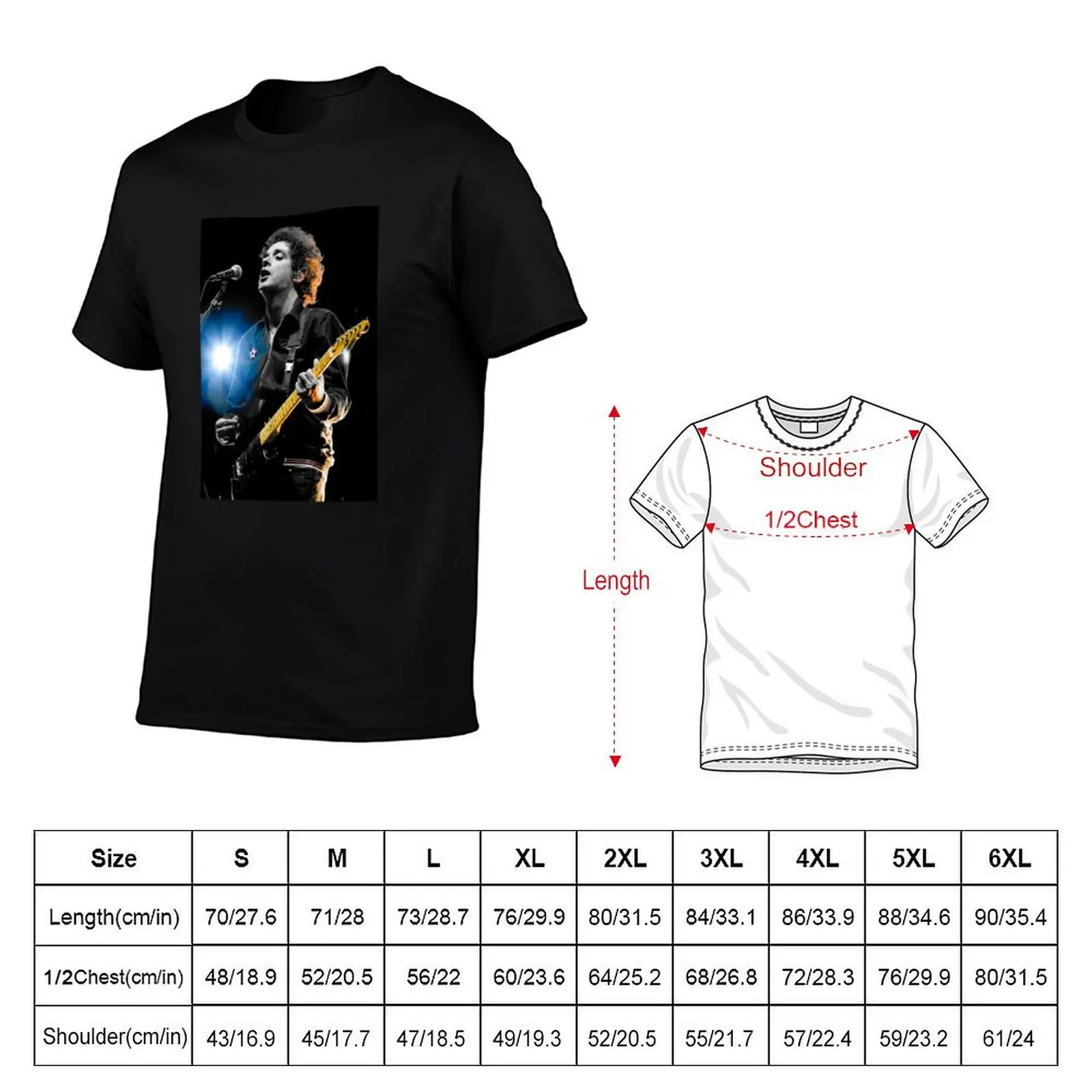 Soda Stereo Gustavo Cerati T-Shirt Casual Minimalist Short Sleeve Top