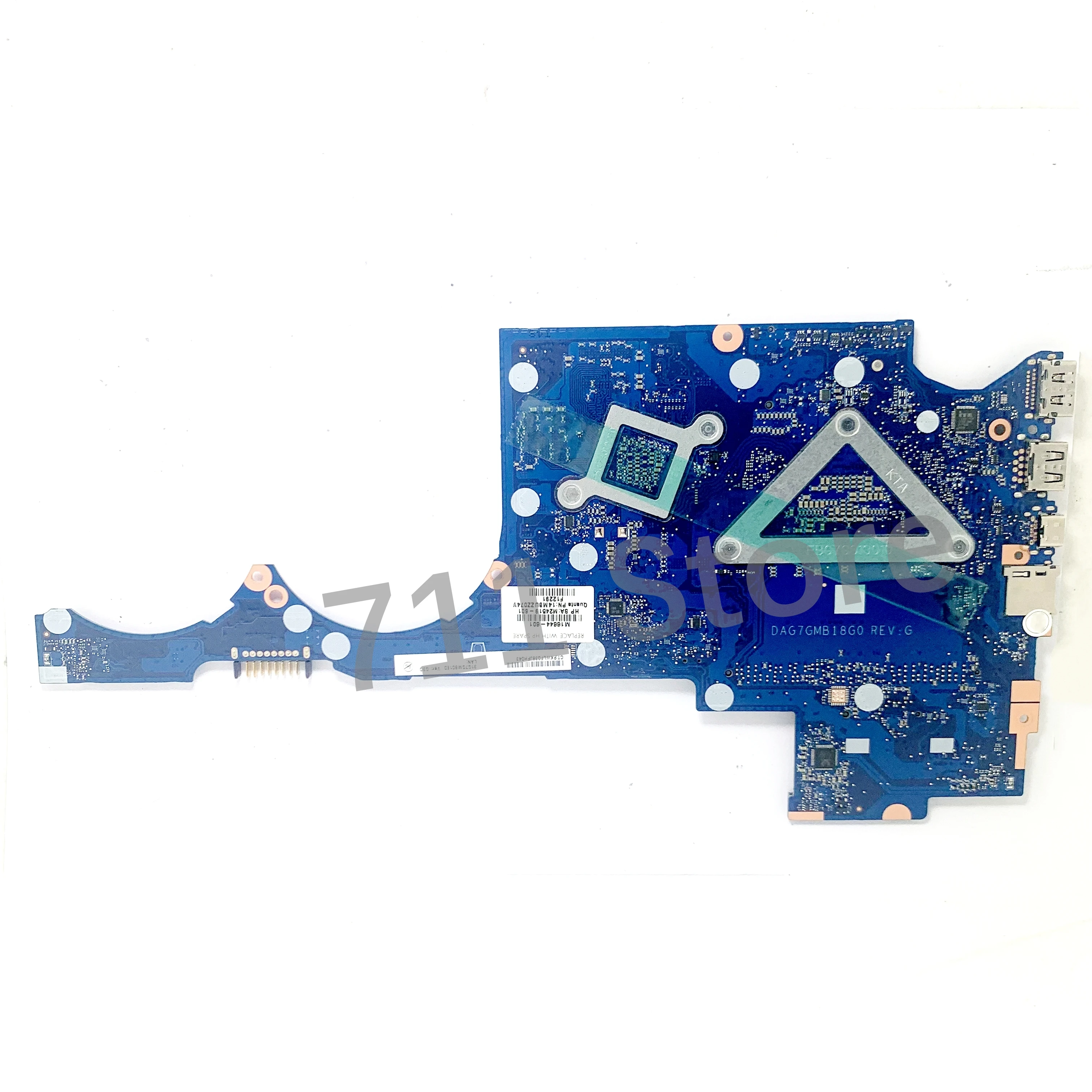 M16644-601 M16644-001 M24519-601 DAG7GMB18G0 For HP 14-DV Laptop Motherboard W/ SRK02 I7-1165G7 CPU N18S-G5-A1 MX450 100% Tested