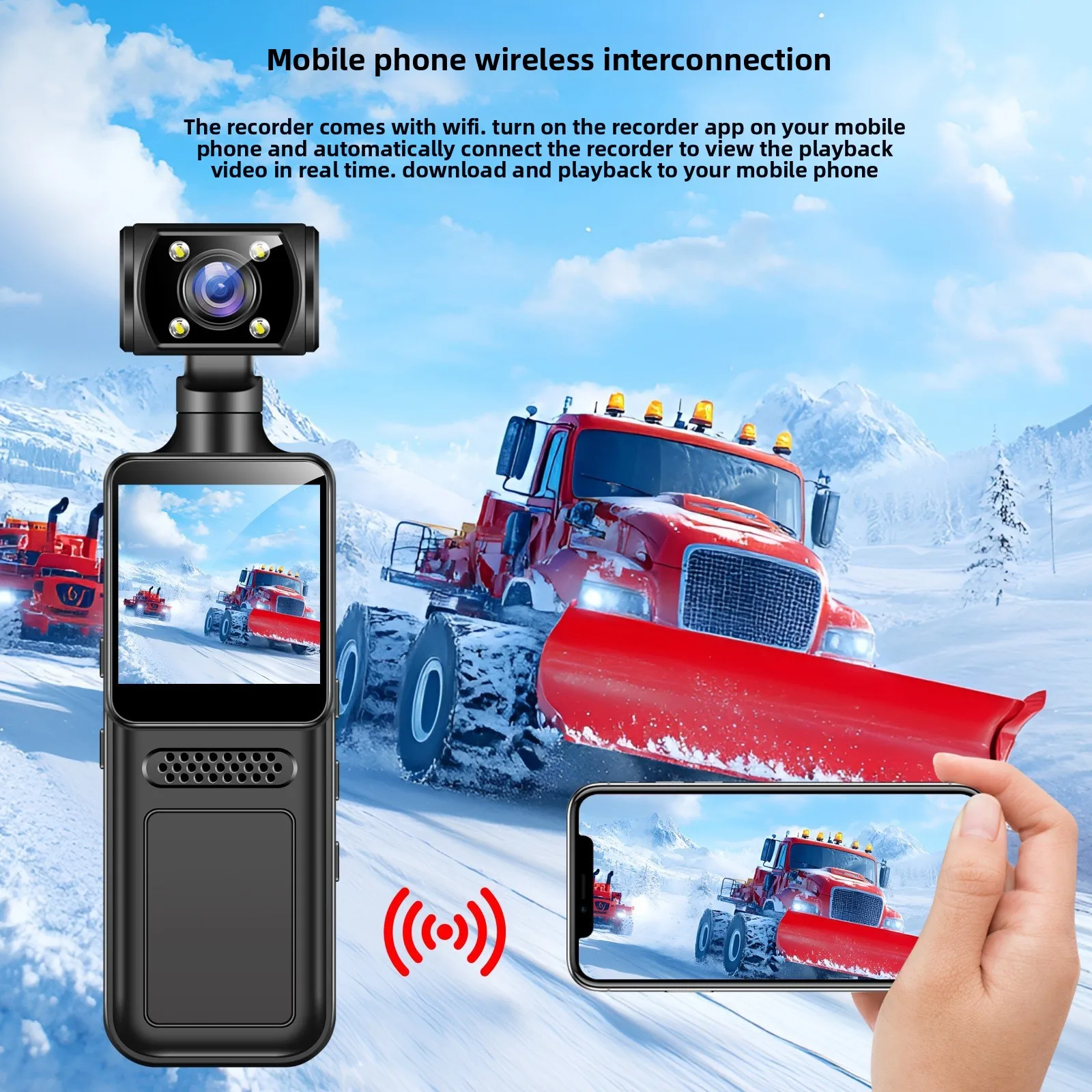 

HD 4K Спортивная камера Nightshot Ручной видеорегистратор CMOS-сенсор Вращающаяся камера на 180 градусов Шлем для езды на велосипеде Камера для видеоблогов