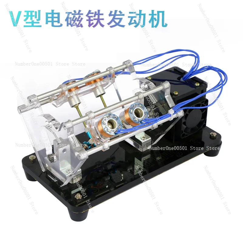 

5V High Speed Mini Electric Motor DIY Kit - Educational Model Engine with V-Shaped Electromagnet for Science Projects