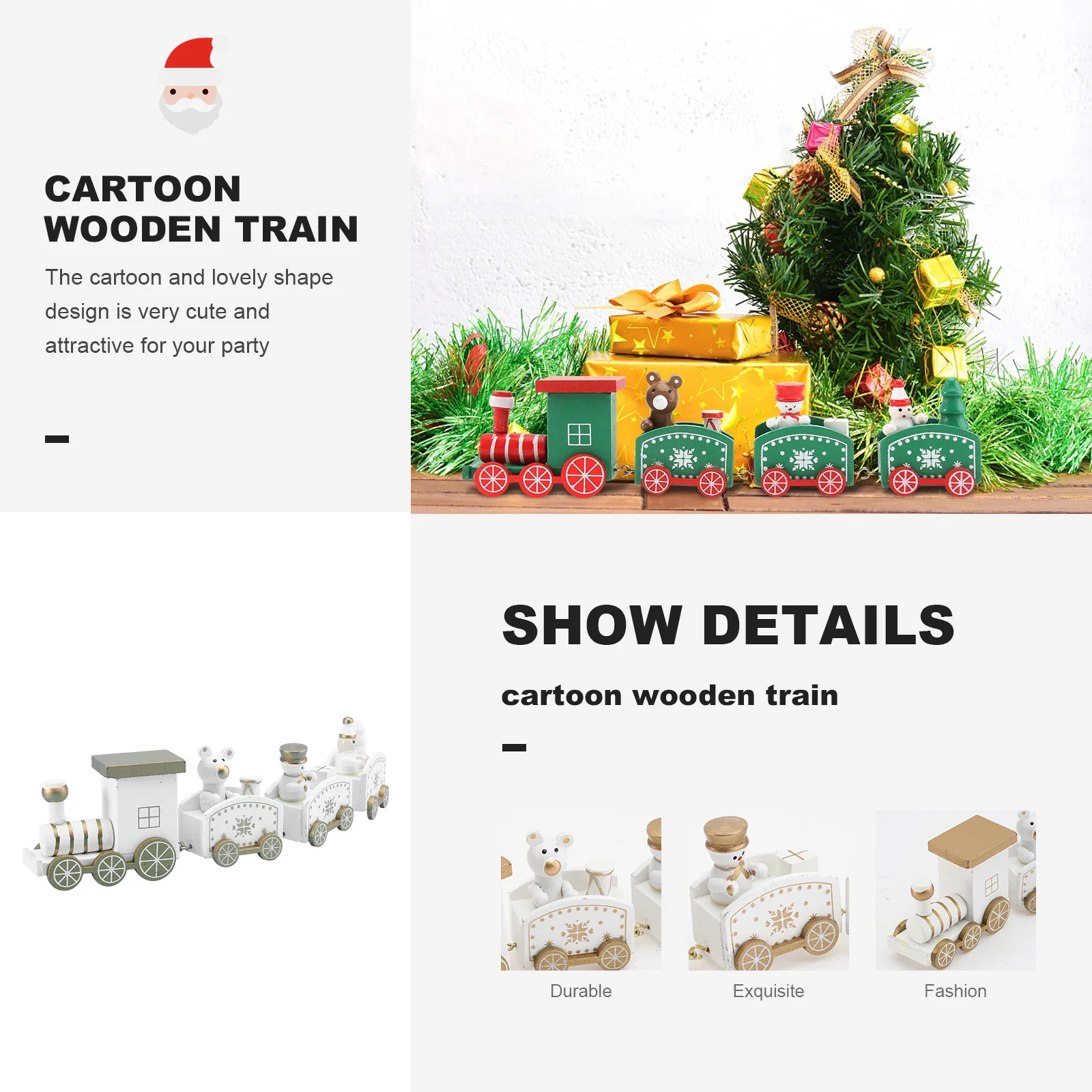 

1pc Wooden Train Wood Ornament For Party Birthday Cake Topper Table Desk Train Cake Decor Wood Ornament Home Decor Supply