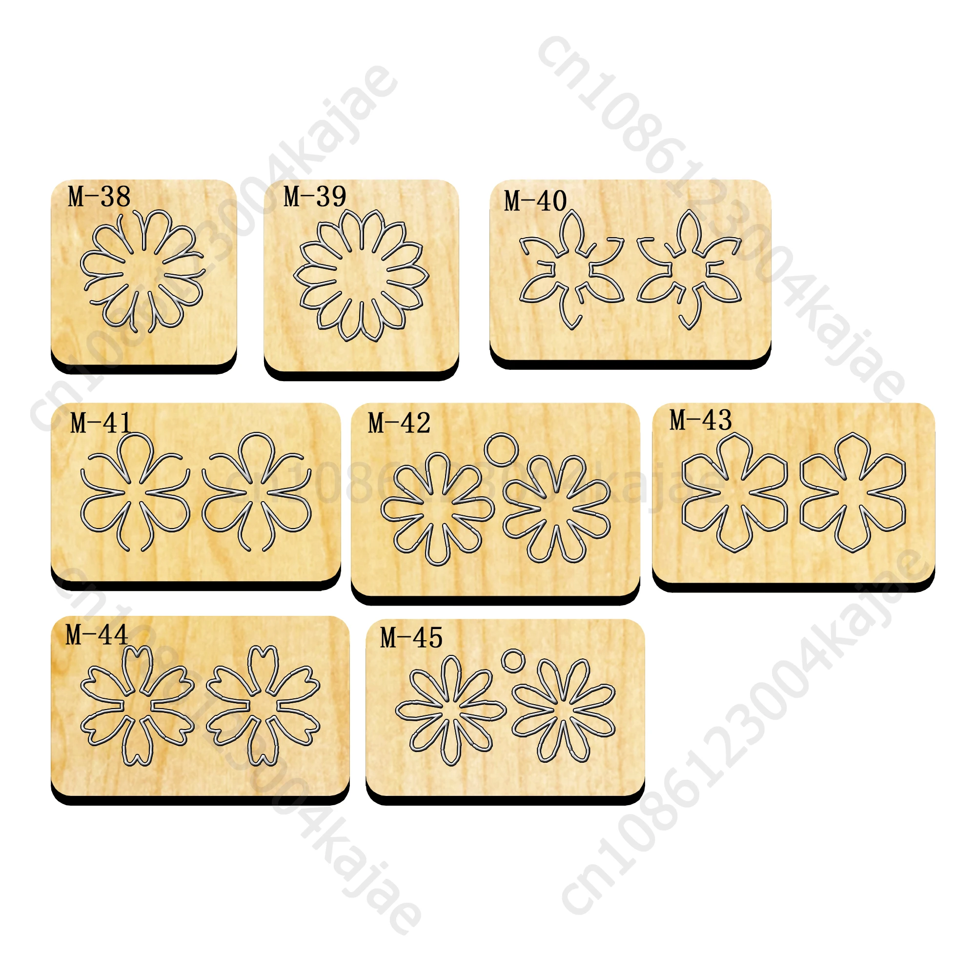 Flower New Cutting Dies 2024 New Arrivals Scrapbooking 16MM Knife Suitable for Most Wooden Cutting Dies Machines