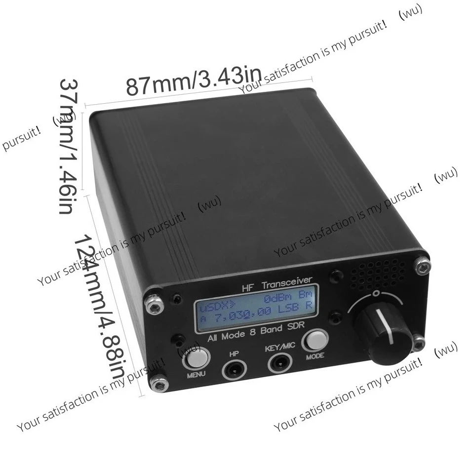 uSDR uSDX + Plus V2 8バンドSDRトランシーバー HF SSB QRP 高周波短波